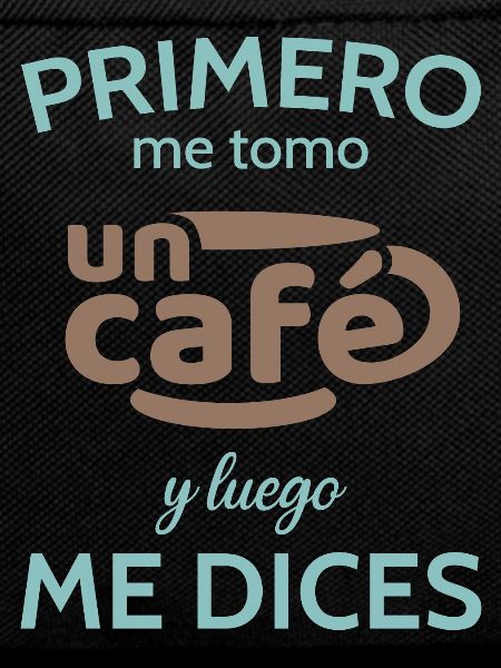 First I have a coffee