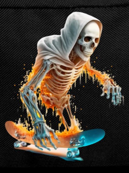 Skateboarder Skeleton
