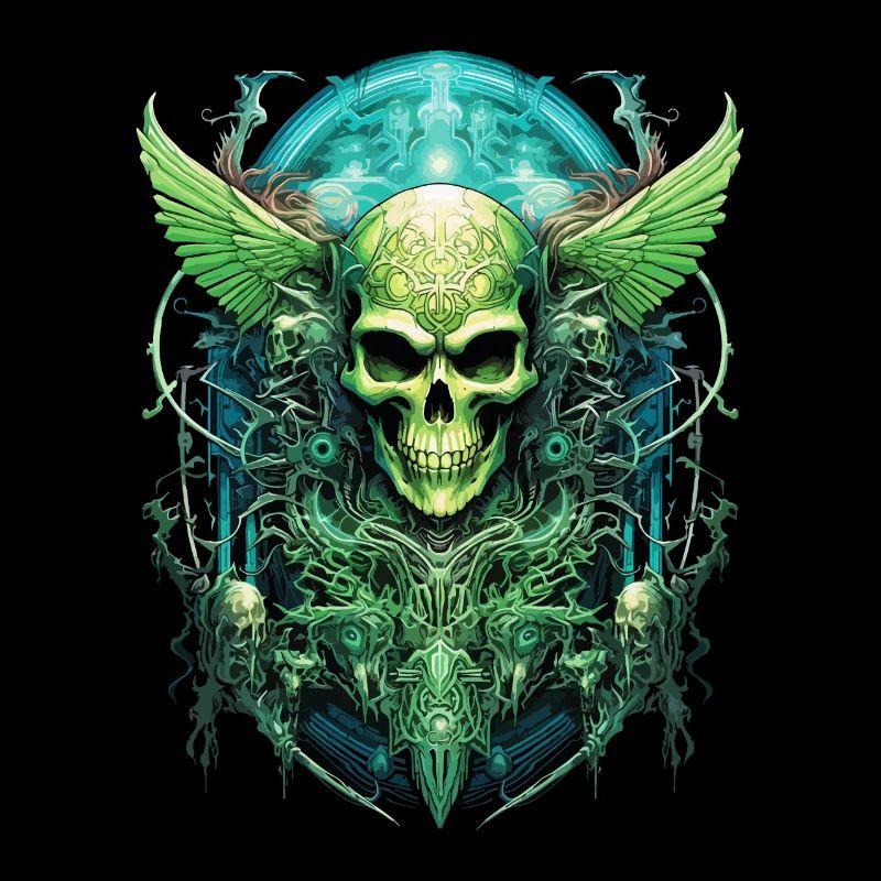 skull skull skeleton darkness gloomy