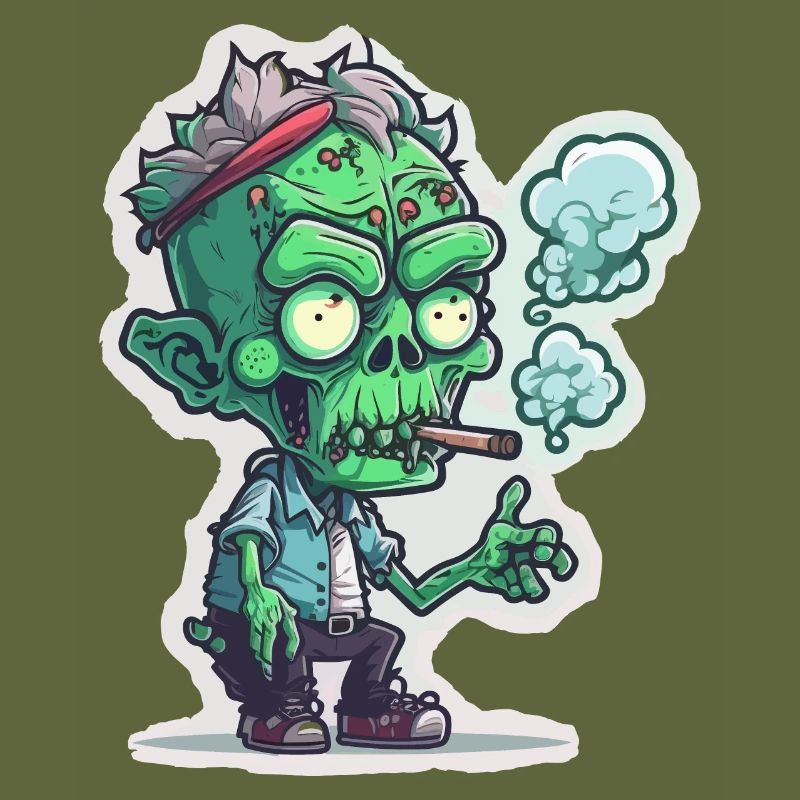 Zombie Smoke Break