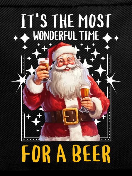 Christmas Claus Beer Drinking Alcohol