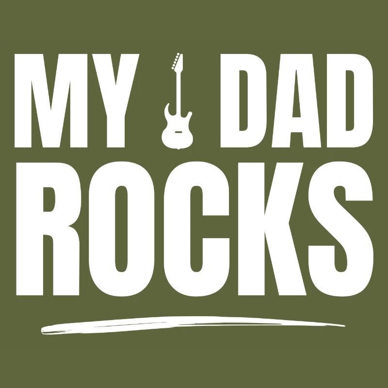 My Dad Rocks! Rocker Daddy Music Gift