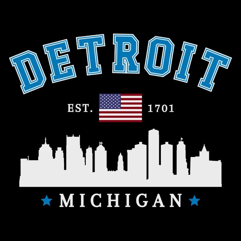 Detroit Michigan Est 1701