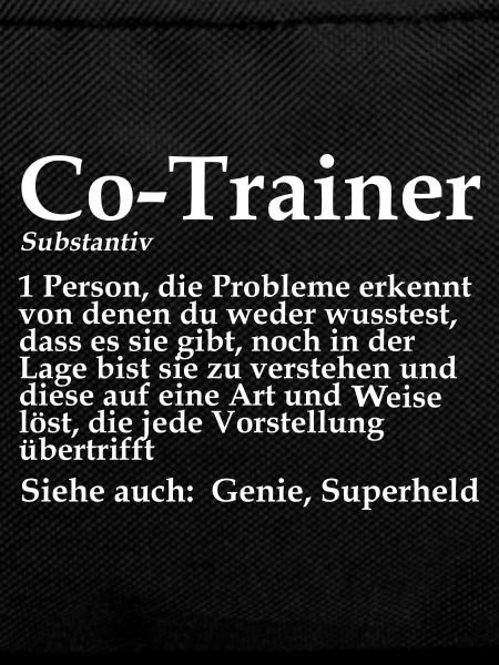 Co-Trainer Sport Assistenztrainer Geschenk