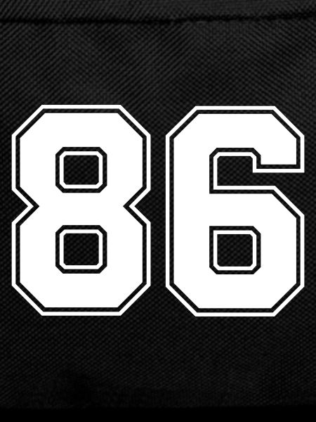 86 Zahl Trikot