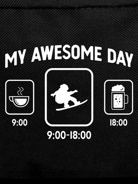 My great day - Beer - Snowboarding -