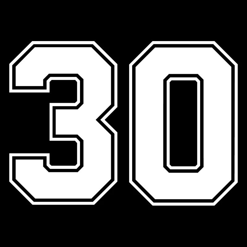 Maillot à 30 chiffres