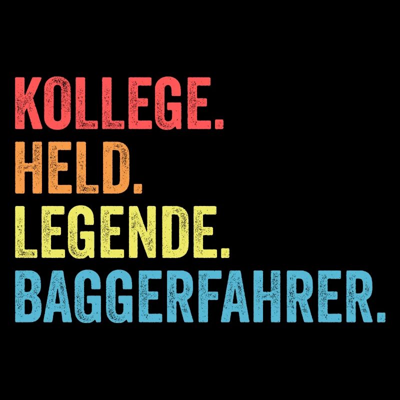 Baggerfahrer Job Bagger Geschenk