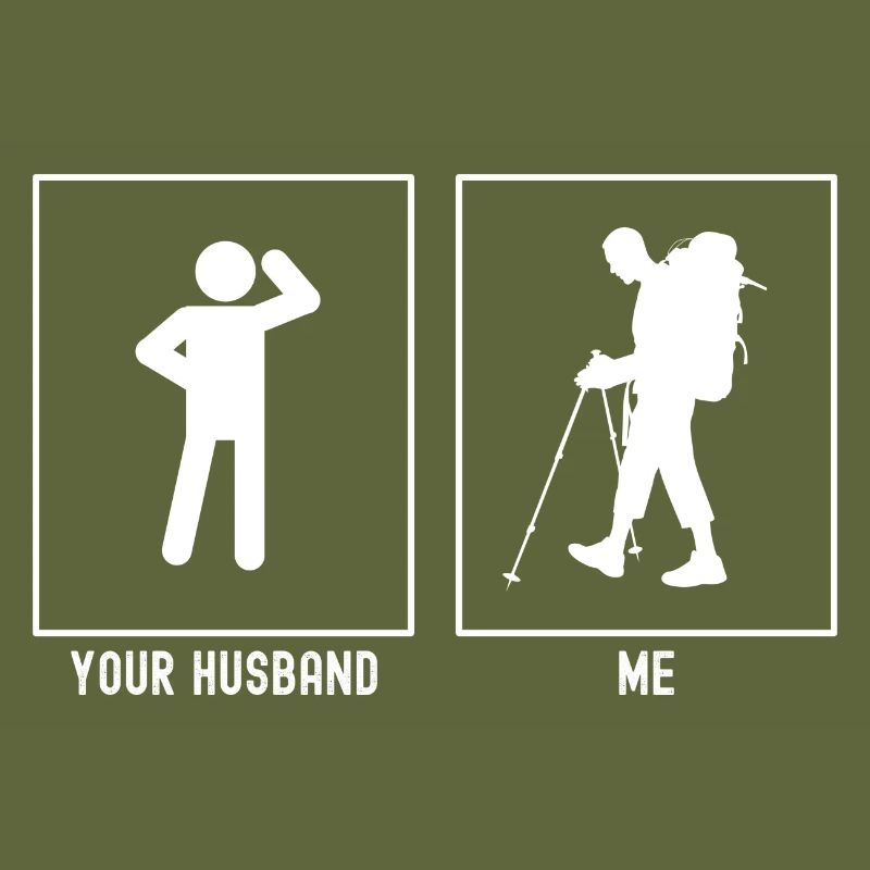 Son mari - moi - Randonnée difficile