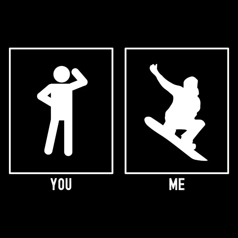 Vous - Moi - Snowboarding Thumbs Up