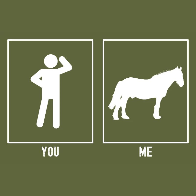 Vous - Moi - Illustration Cheval