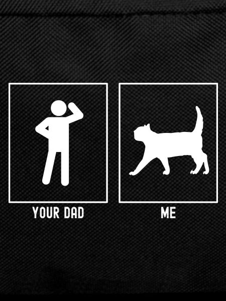 Your father - me - cat go