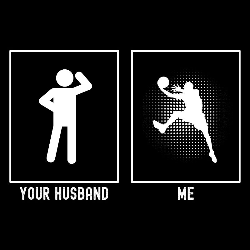Your Man - Me - Basketball Dotted Vector