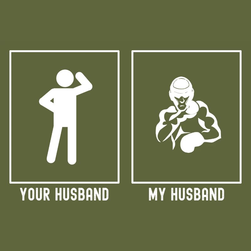 Her Husband - My Husband - Boxing Vector