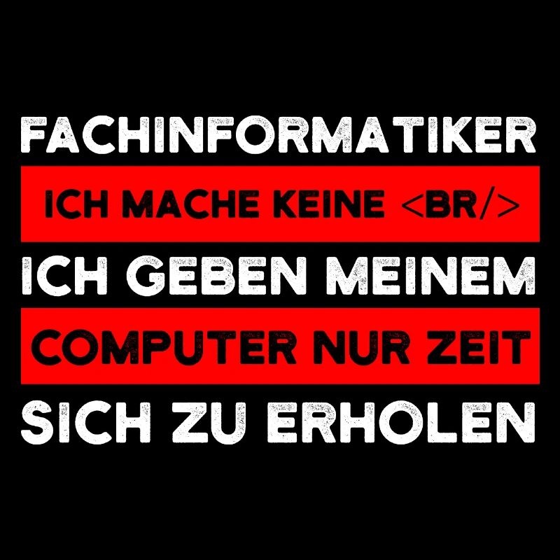 Fachinformatiker Beruf Coder Geschenk