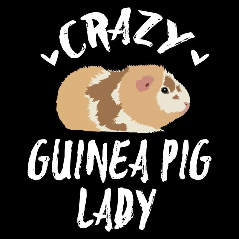 Crazy Lady Pig Lady cochon d'Inde animal de compagnie