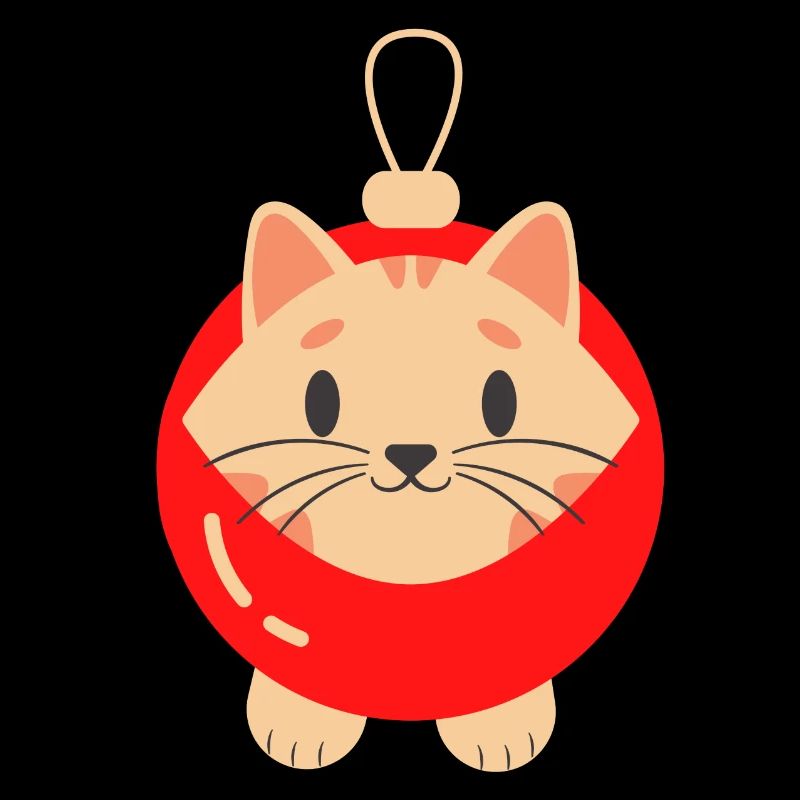 Chat drôle cadeau noël chat propriétaire