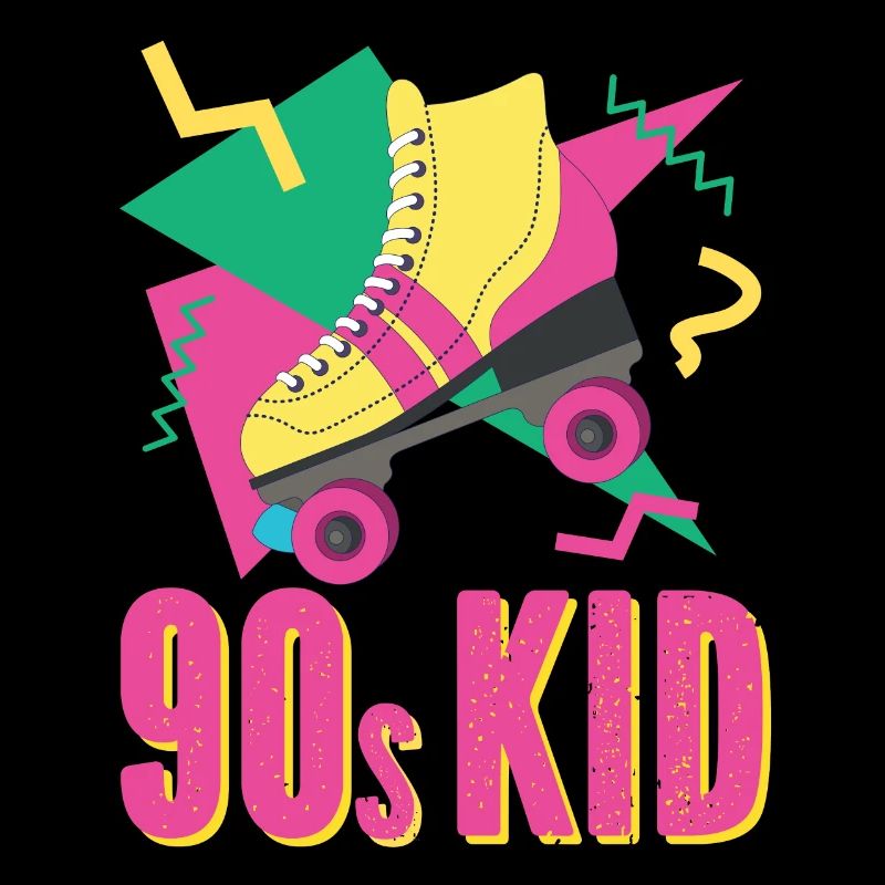 90s Retro with roller skate