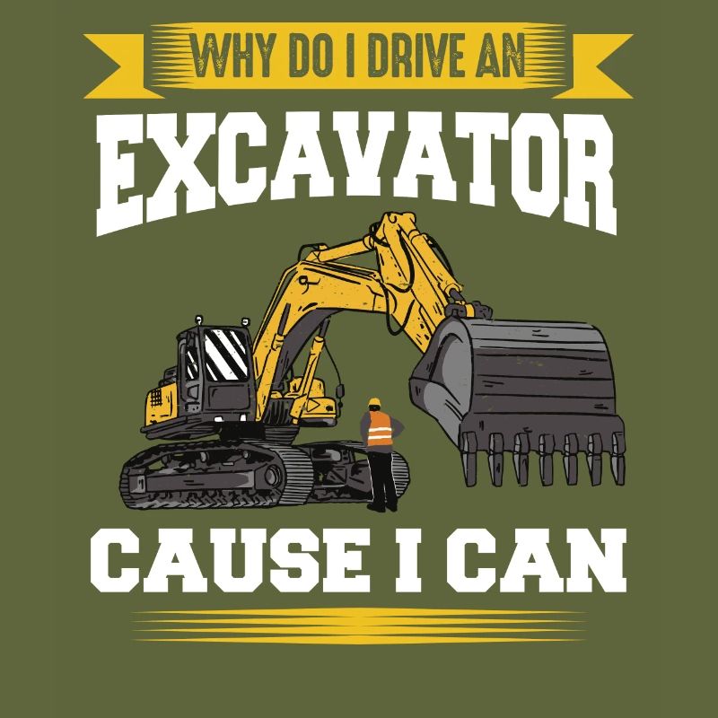 Excavator Excavator Driver Construction Site Work