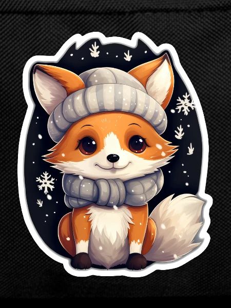 Fuchs in Winternacht