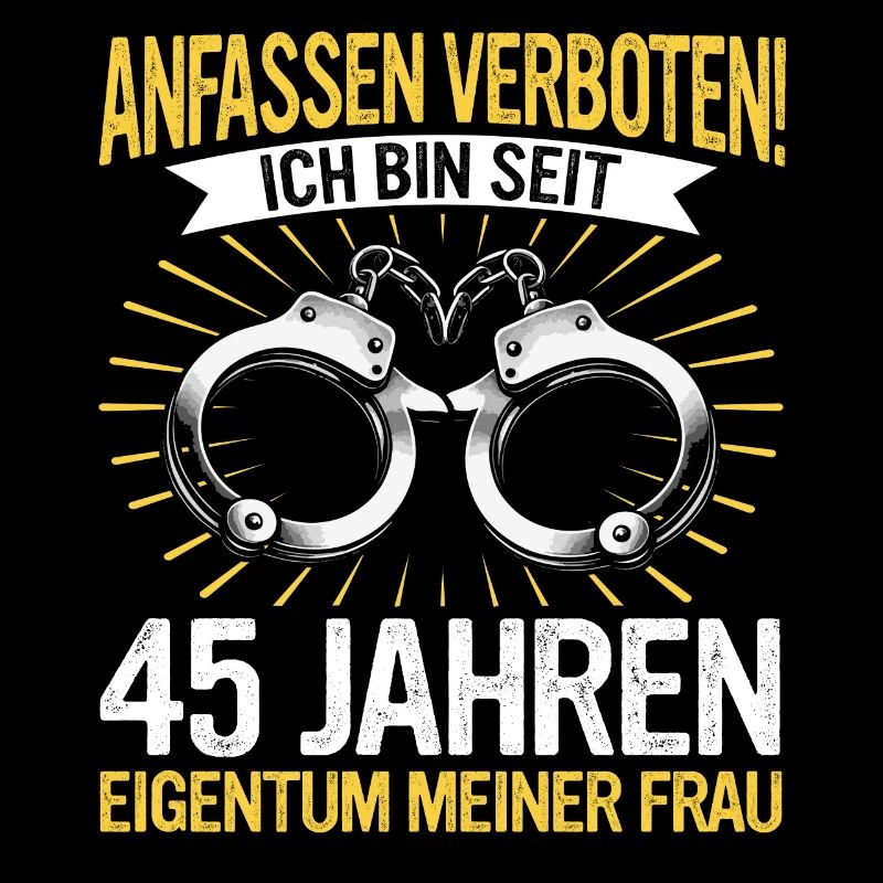 45 Hochzeitstag Jahrestag Ehemann Ehefrau