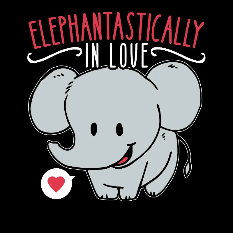 February 14 Valentine's Day Gift Cute Elephant