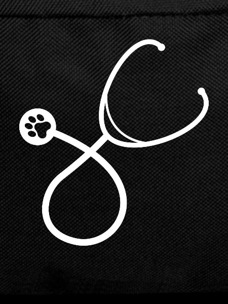 Veterinarian with heart - stethoscope