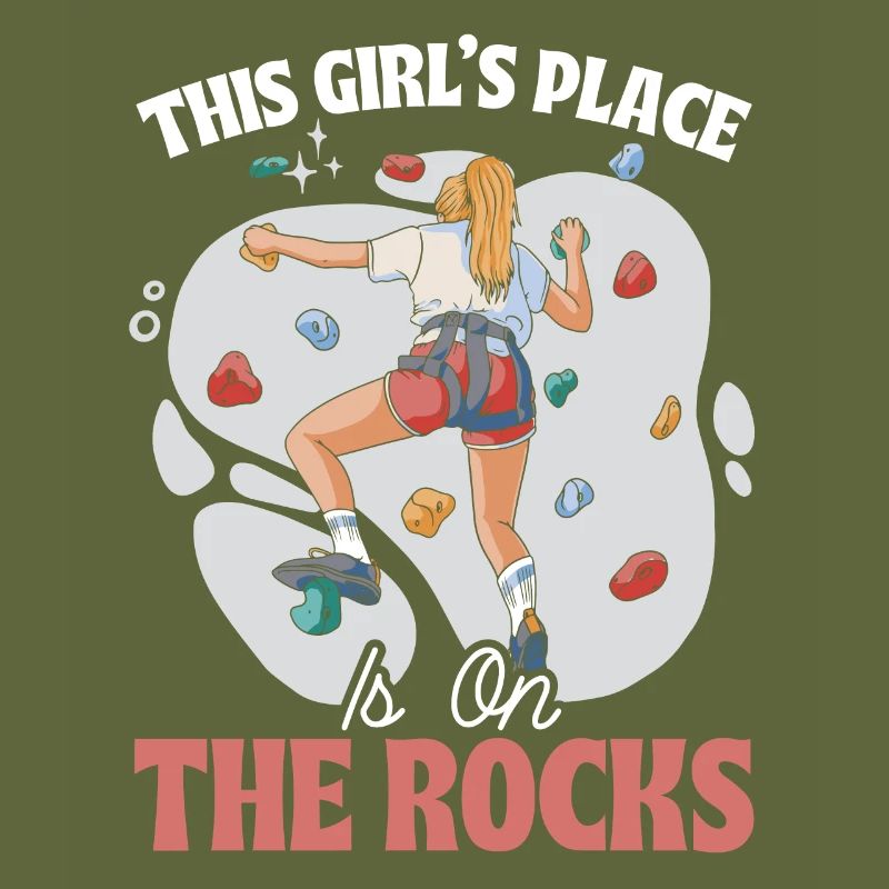 Boulder Mädchen Bouldern Klettern Geschenk