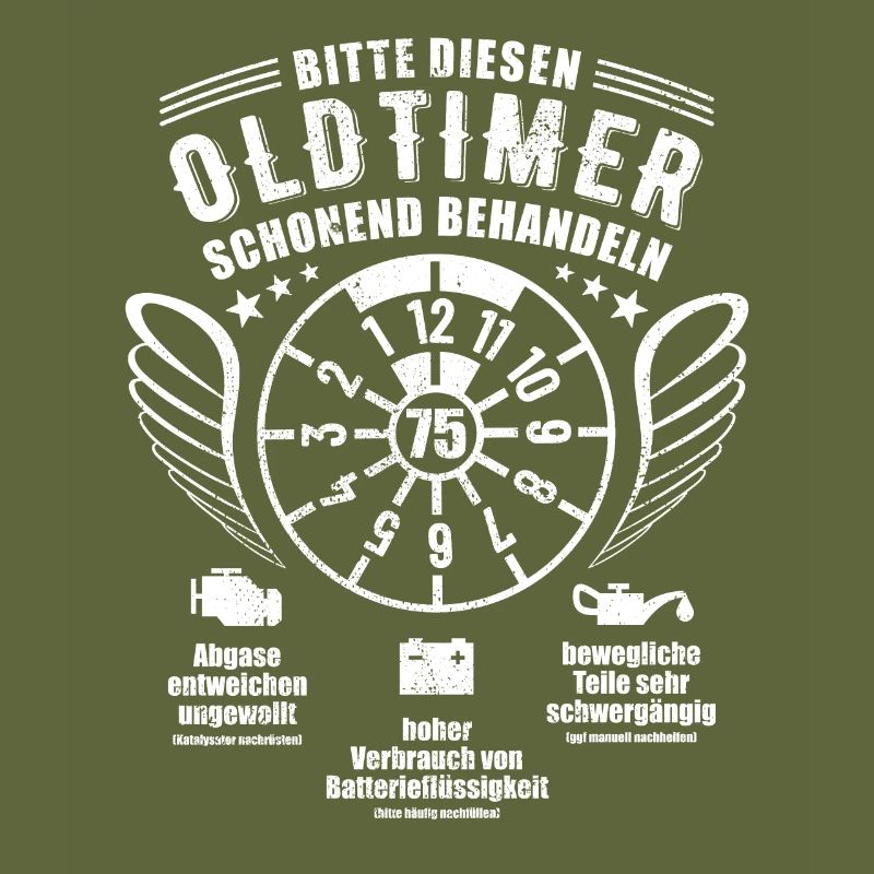 Oldtimer schonend behandeln - 75. Geburtstag