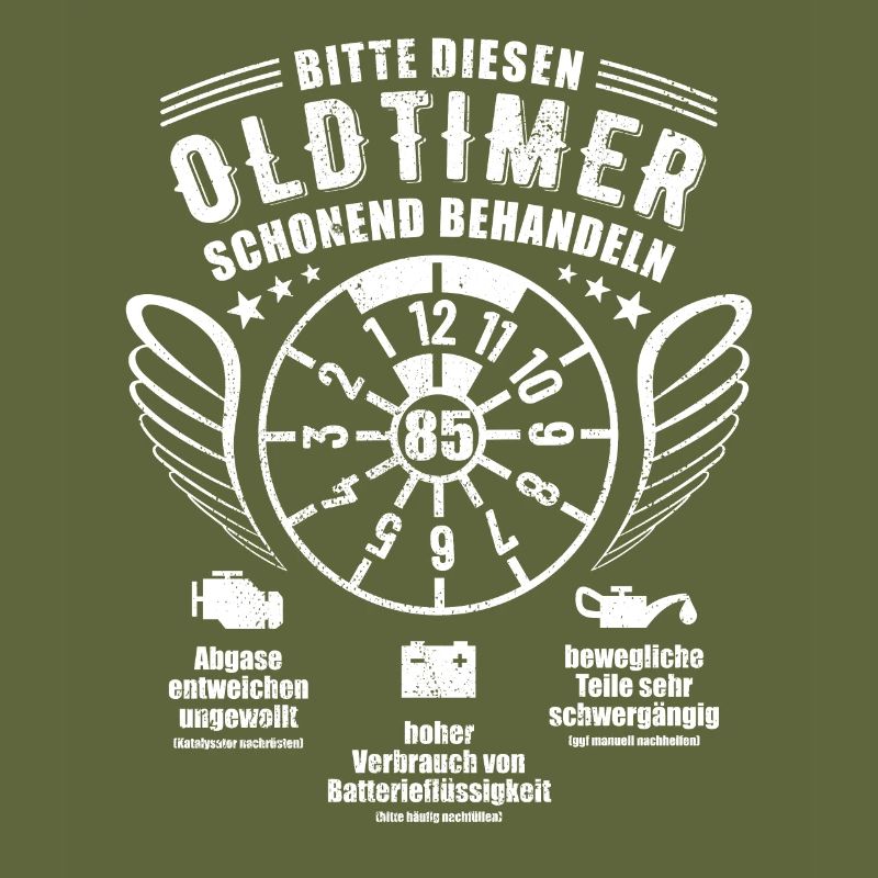 Oldtimer schonend behandeln - 85. Geburtstag