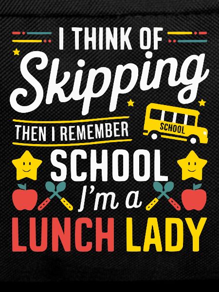 Lunch Lady, Schulkantinenarbeiterin, Dinner Lady