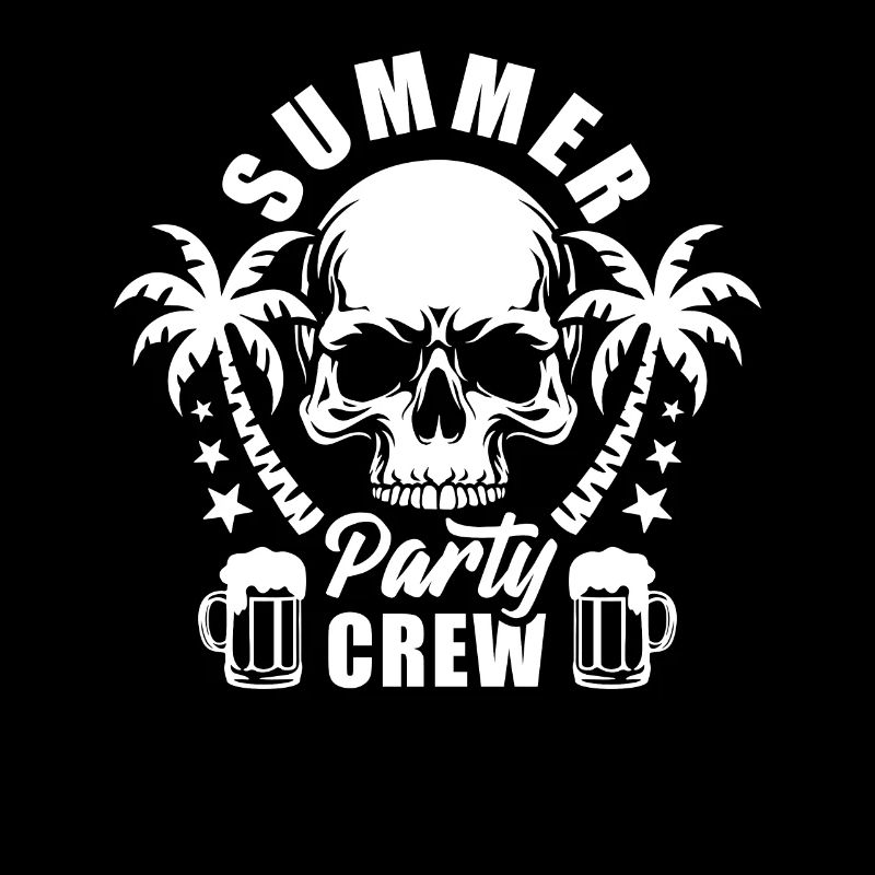 Summer Party Crew - Beer Glass