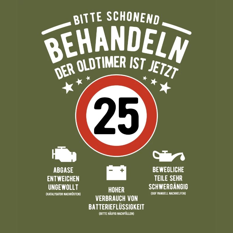 Oldtimer schonend behandeln - 25. Geburtstag