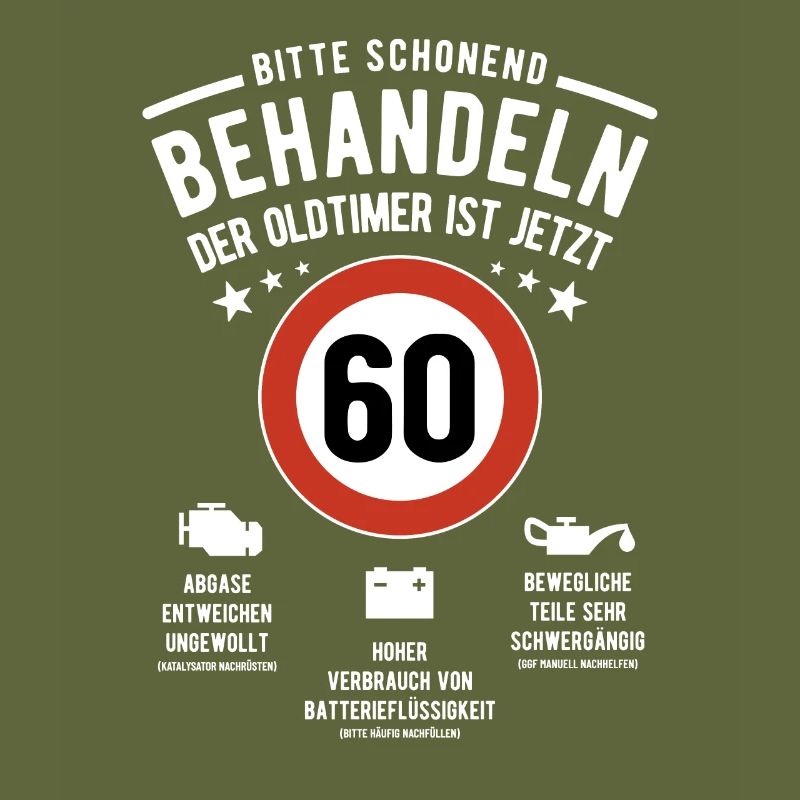 Oldtimer schonend behandeln - 60. Geburtstag
