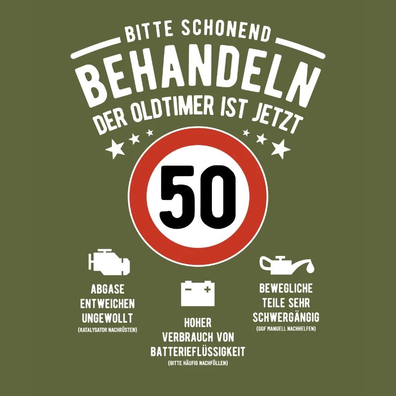 Oldtimer schonend behandeln - 50. Geburtstag