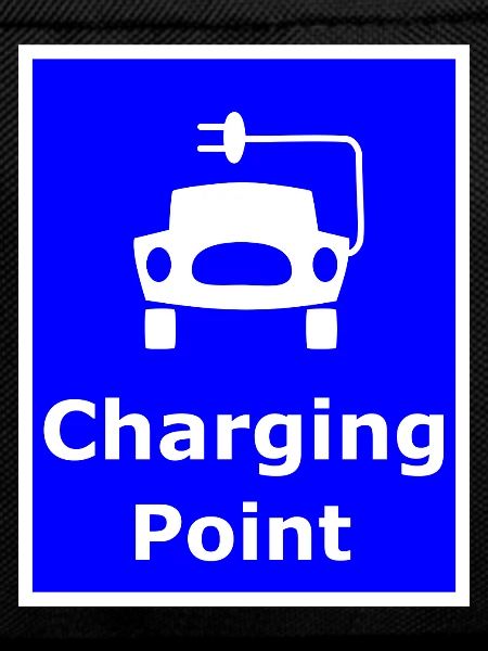 The battery charging point
