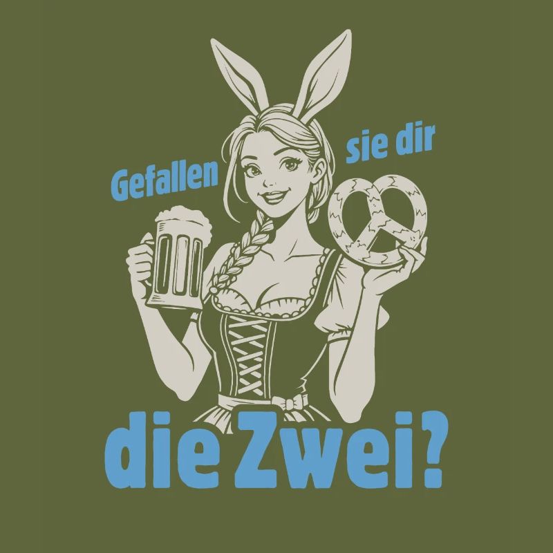 Gefallen sie dir, die Zwei? Dirndl Bier & Bretzen