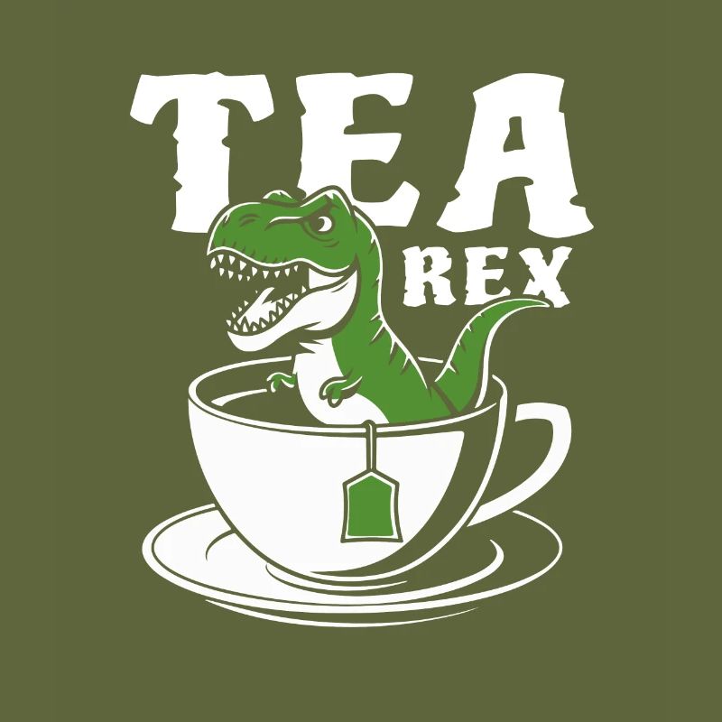Tea Rex - Ein T-Rex in der T-Rex - Wortspiel