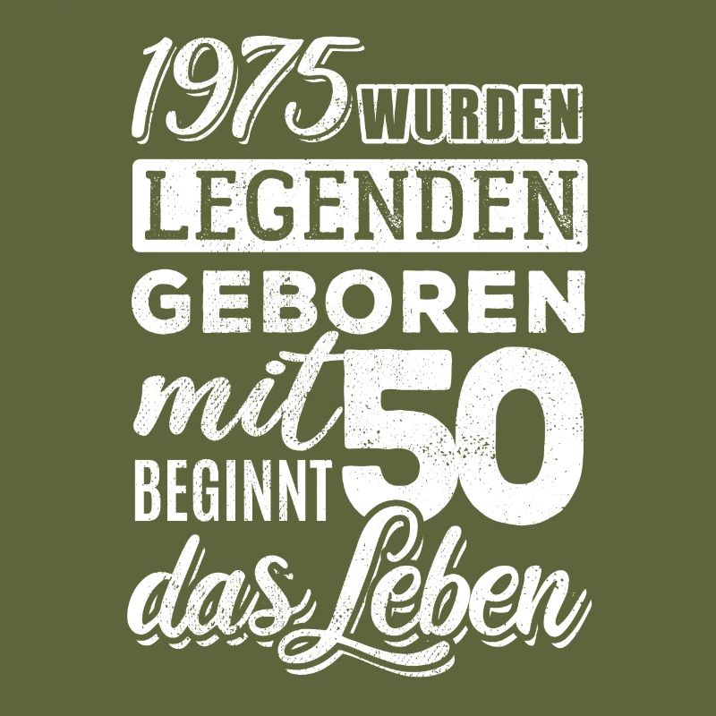 1975 wurden Legenden geboren mit 50 beginnt Leben