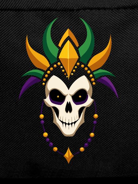 Mardi Gras - Carnival - Skull - Gift