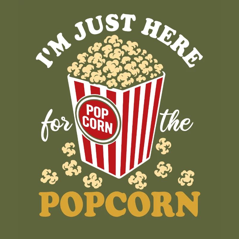 I'm just here for the Popcorn - crispy & delicious