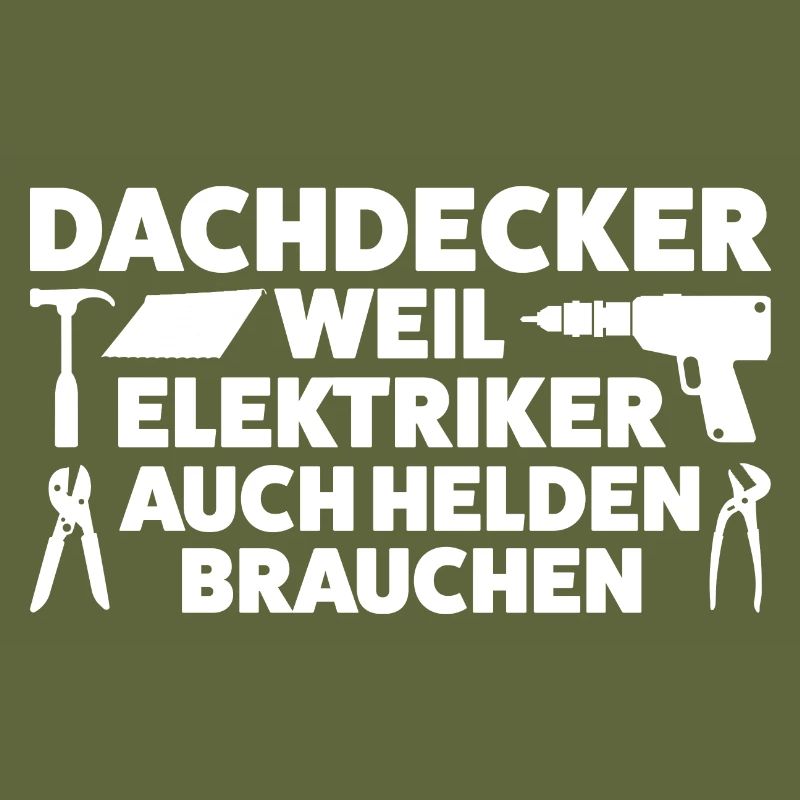 Dachdecker Beruf Dachdecken Geschenk