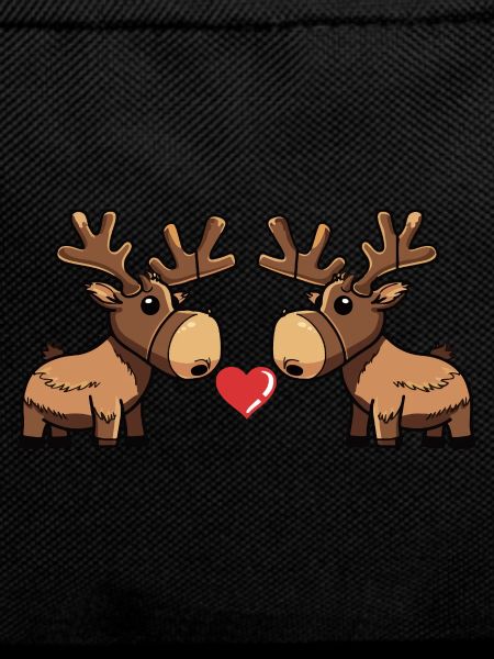 Moose Couple Heart