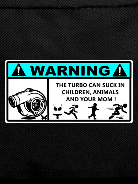 Danger Turbo Sticker