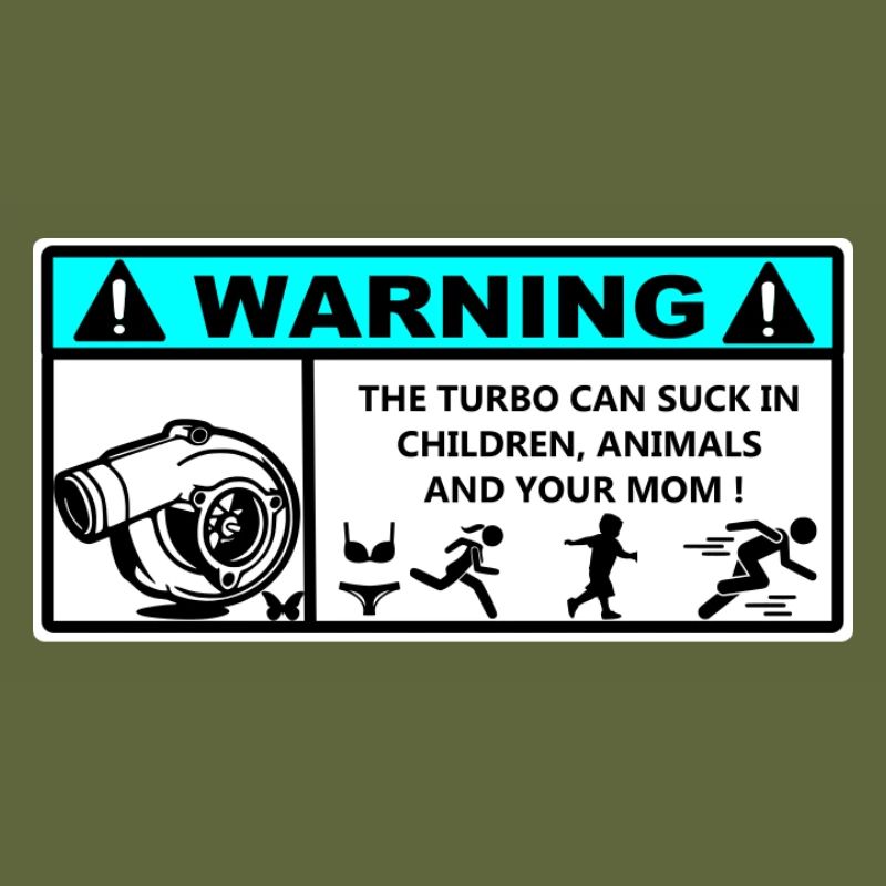 Danger Turbo Sticker