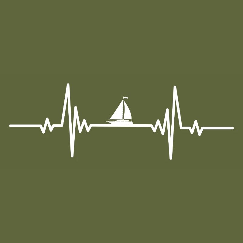 Heartbeat sailboat