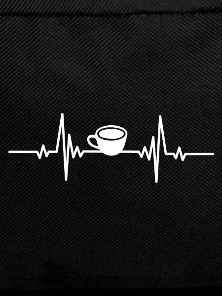 Heartbeat, a cup of coffee