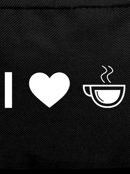 I heart and coffee -