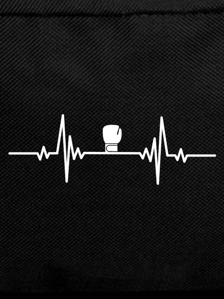Heartbeat black boxing glove