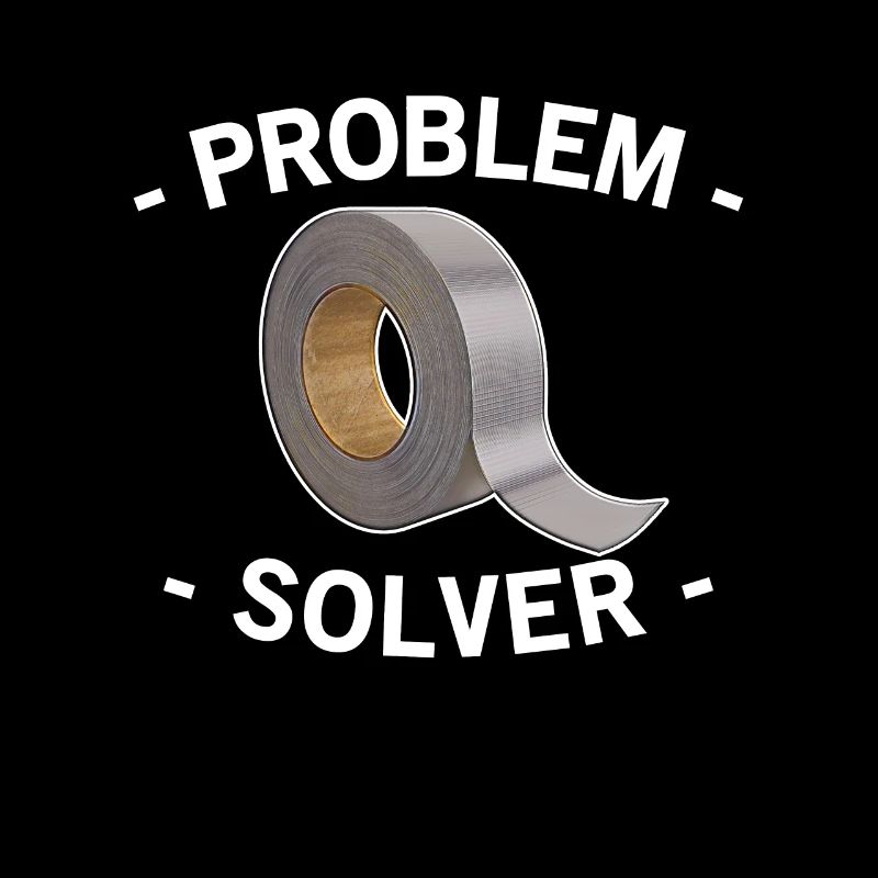 Duct Tape - Problem solver, lustig, Geschenk